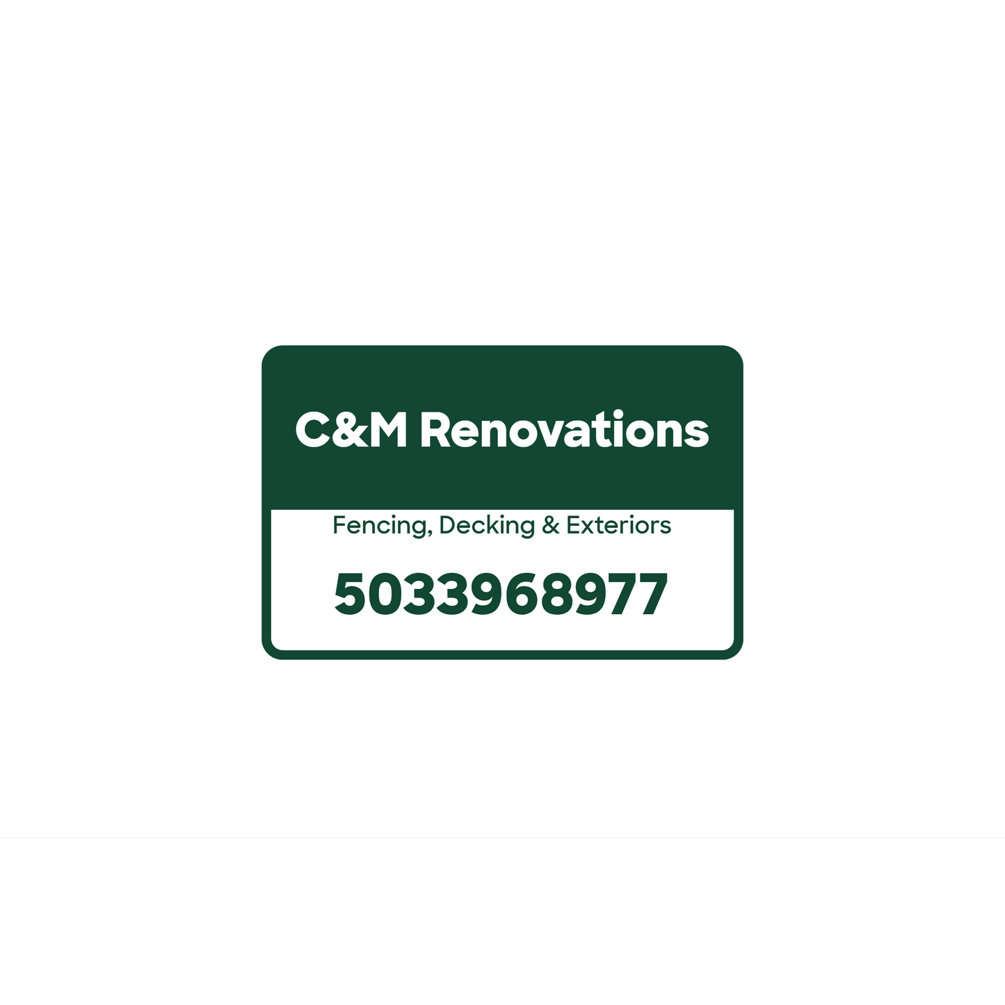 Fence Sign Builder - U17rRq-tXMmRD0m2pgqR3mRv