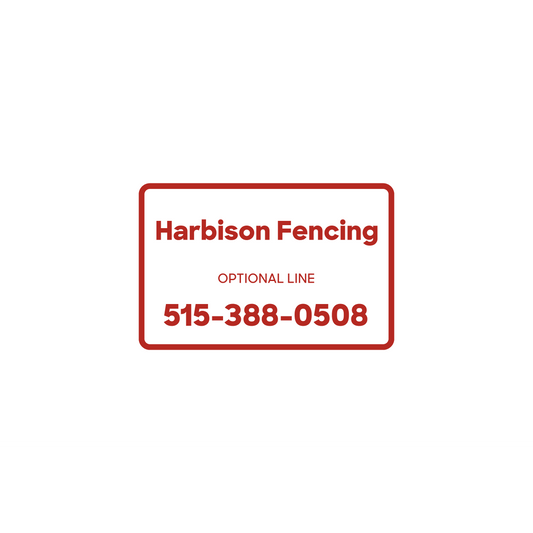 Fence Sign Builder - YYBsEIdhQRLSekyhACCiTAnN