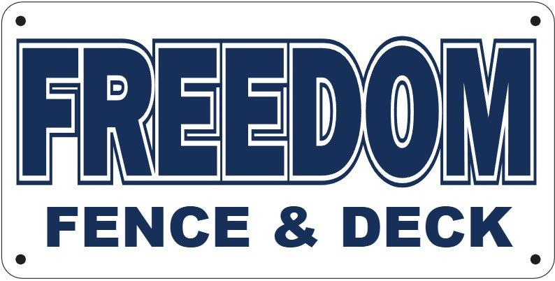 Freedom Fence & Deck 10" x 5"