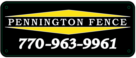 Custom Fence Sign - Pennington Fence 10x4